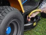 Stiga e-Ride S300 Akku-Rasentraktor mit Seitenauswurf – Bild 7