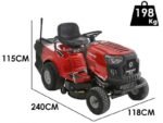 Troy-Bilt Horse 105T-R Benzin-Rasentraktor mit Fangkorb – Bild 3
