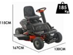 Yard Force E559 Mini-Rider mit Seitenauswurf – Bild 3