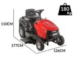 GeoTech RTM 170-960 S Rasentraktor mit Seitenauswurf – Bild 3