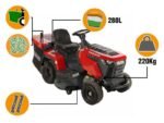 GeoTech Pro PRTM 180-1020 CM Benzin-Rasentraktor mit Fangkorb – Bild 9
